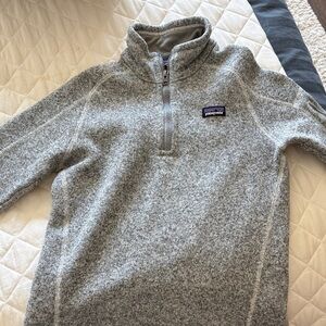 Patagonia Heather Gray Fleece Pullover
